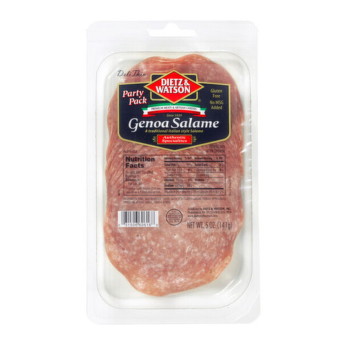 Dietz & Watson Genoa Salame