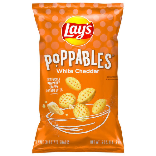 Lay's Potato Snacks, White Cheddar Flavored