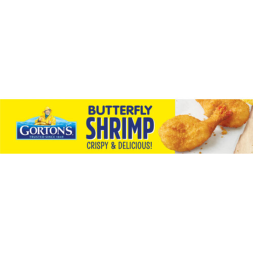 Gorton's Shrimp, Butterfly, Breaded, Tail-On - Brookshire's