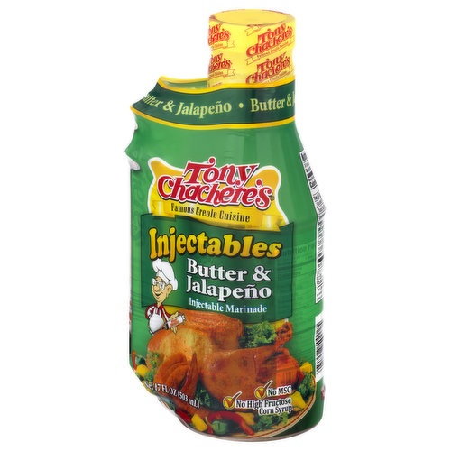 Tony Chachere's Injectable Marinade, Garlic & Herb, Roasted - 17 fl oz