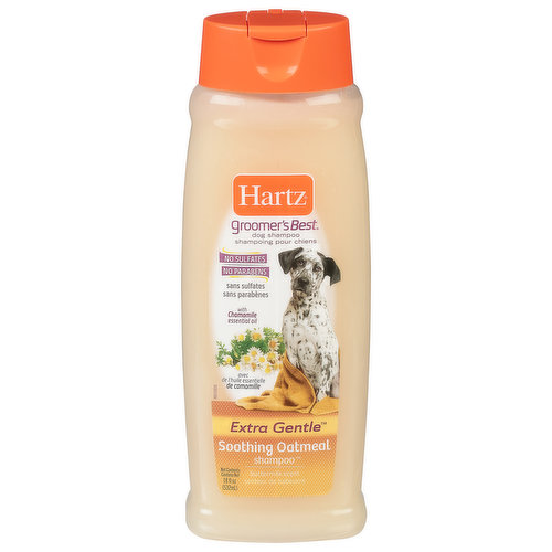 Hartz Dog Shampoo, Soothing Oatmeal, Buttermilk Scent