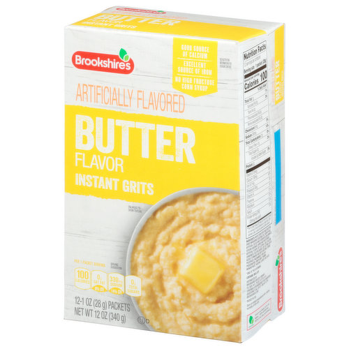 Brookshire's Butter Flavor Instant Grits