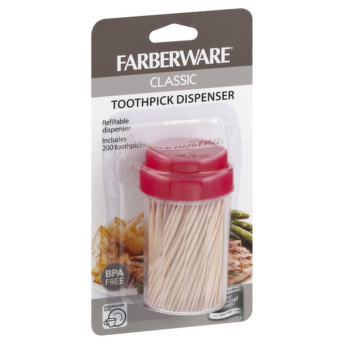 Farberware Toothpick Dispenser, Classic