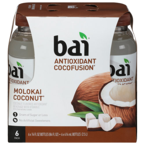 Bai Antioxidant Beverage, Molokai Coconut