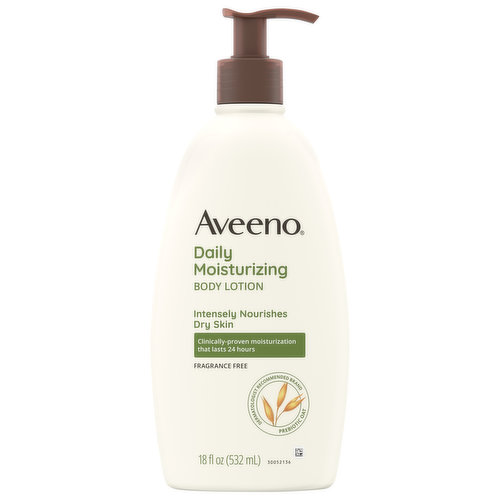 Aveeno Body Lotion, Daily Moisturizing, Fragrance Free