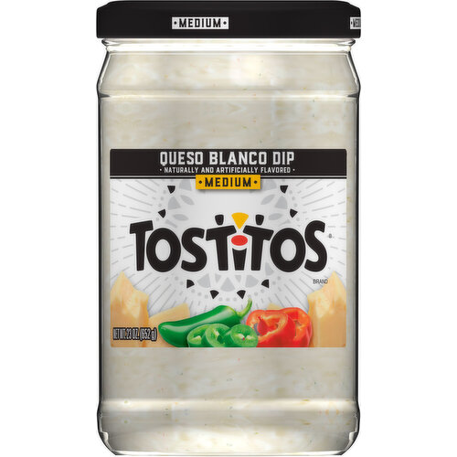 Tostitos Dip, Queso Blanco, Medium