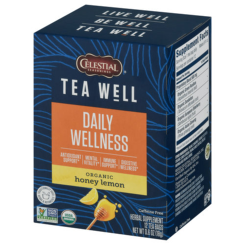 Save on Celestial Seasonings Peach + Probiotics Herbal Tea Bags