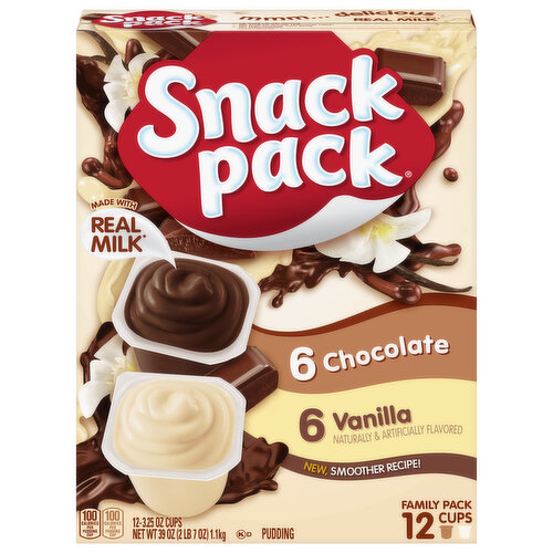 Snack Pack Pudding, Chocolate, Super Size - Brookshire's