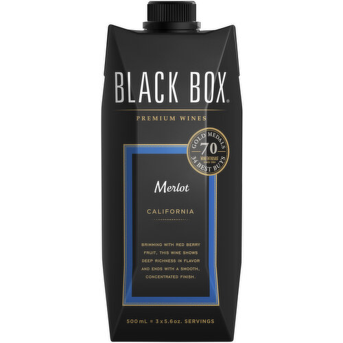 Black Box Merlot Red Wine 500ml Tetra 
