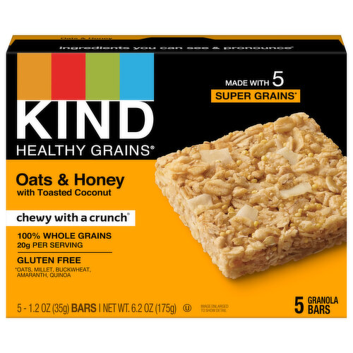 Kind Granola Bars, Oats & Honey