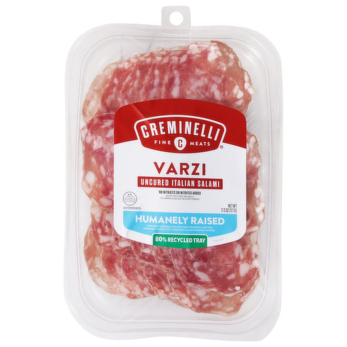 Creminelli Fine Meats Varzi, Uncured, Italian Salami