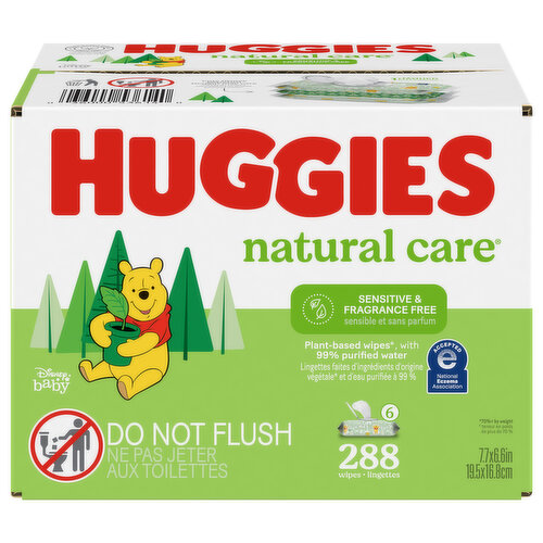 Huggies Wipes, Sensitive & Fragrance Free