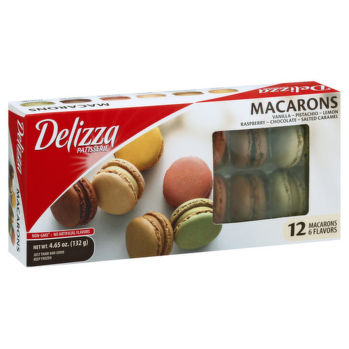 Delizza Patisserie Macarons, 6 Flavors
