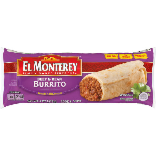 El Monterey Burrito, Beef & Bean