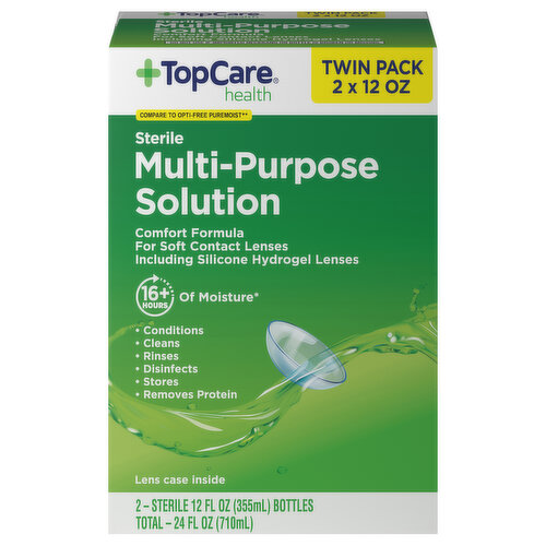 TopCare Multi-Purpose Solution, Sterile, Twin Pack