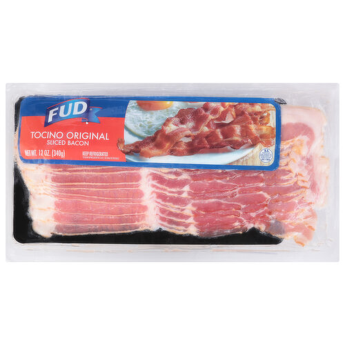 FUD Bacon, Tocino Original, Sliced
