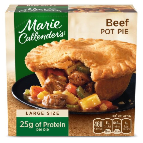 Marie Callender's Beef Pot Pie, Frozen Meal