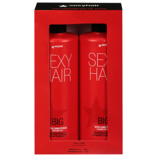 Sexy Hair Shampoo & Conditioner, Volumizing, Value Pack