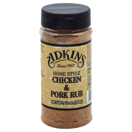 Adkins Chicken & Pork Rub, Home Style