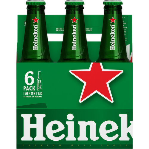 Heineken Beer, Original, 6 Pack