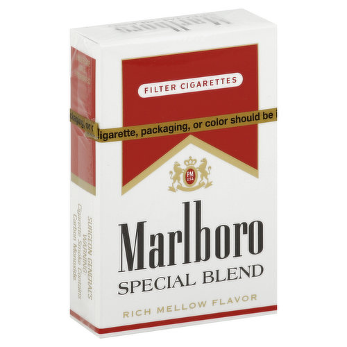 Marlboro Cigarettes, Filter, Special Blend, Flip-Top Box