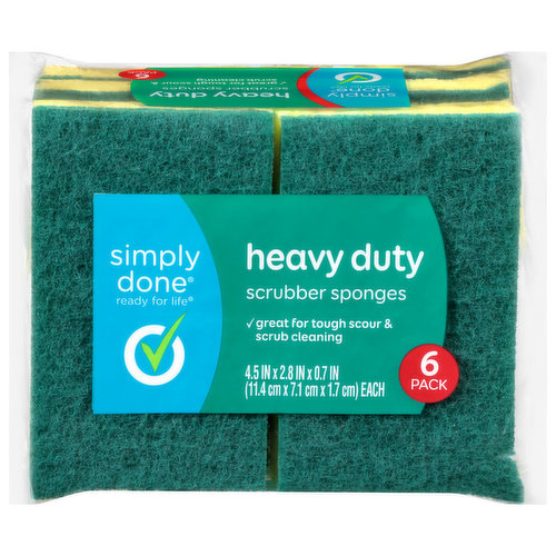 Ready for life. Great for tough scour & scrub cleaning.