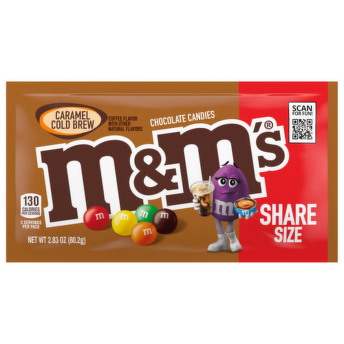 M&M's Chocolate Candies, Milk Chocolate, Minis, Sharing Size 9.4 Oz, Chocolate Candy