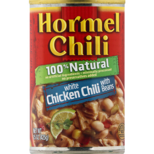 Hormel Chicken Chili, with Beans, White