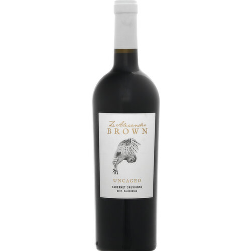 Z Alexander Brown Cabernet Sauvignon, Uncaged, California, 2017