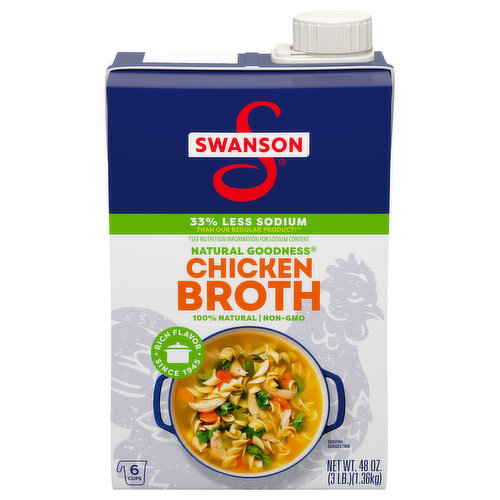 Swanson Chicken Broth, 100% Natural