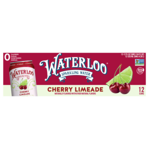 Waterloo Sparkling Water, Cherry Limeade