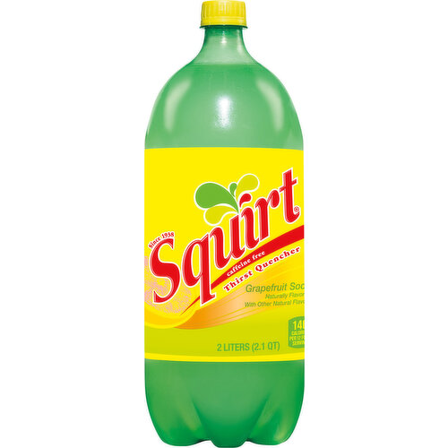 Squirt Thirst Quencher, Caffeine Free, Grapefruit
