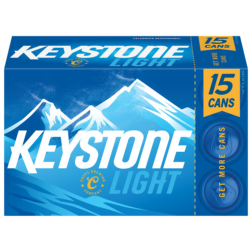 Light bodied, crisp and refreshing, Keystone Light Beer makes the perfect party beer for you and your friends. This American light lager beer has 4.1% ABV, making it a great choice for sessioning with friends. With an exceptionally clean taste and undeniably smooth finish, try this beer case for evenings on the front porch and bonfire parties.