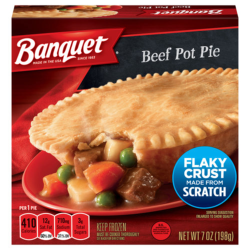 Banquet Pot Pie, Beef