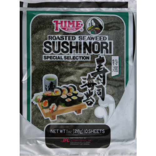 Hime Roasted Seaweed Sushi Nori, Special Selection