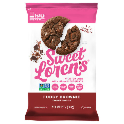 Sweet Loren's Cookie Dough, Fudgy Brownie