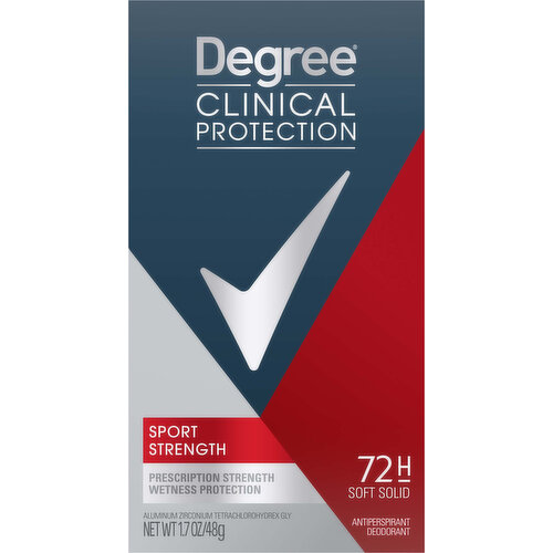 Degree Antiperspirant Deodorant, Sport Strength