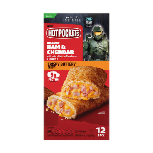 Hot Pockets Hickory Ham & Cheddar