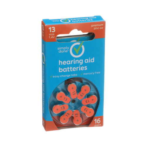 Simply Done Hearing Aid Batteries