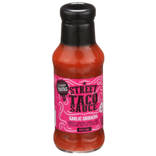 Culinary Tours Med Garlic Sriracha Street Taco Sauce