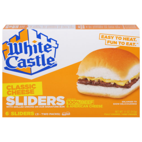 White Castle Sliders, Classic Cheese