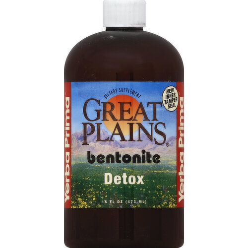 Yerba Prima Detox, Bentonite, Great Plains