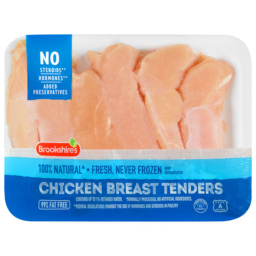 Since 1928. Contains up to 1% retained water. No steroids (Federal regulations prohibit the use of hormones and steroids in poultry). No hormones (Federal regulations prohibit the use of hormones and steroids in poultry). No added preservatives. 100% natural (Minimally processed, no artificial ingredients).