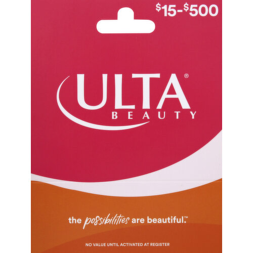 Ulta Gift Card, Beauty, $15-$500