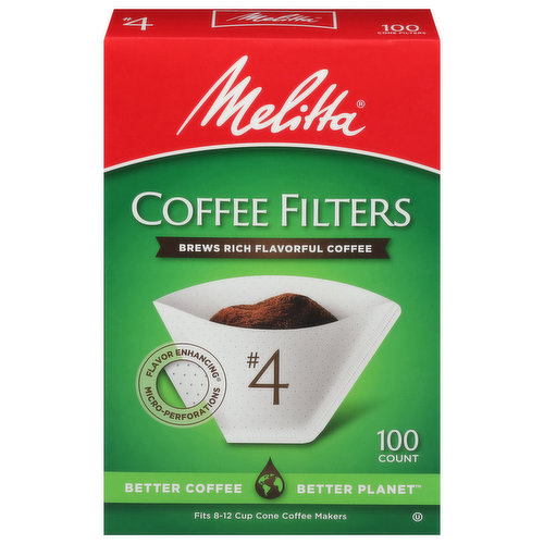 Melitta Coffee Filters, Super Premium