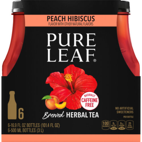 Pure Leaf Herbal Tea, Brewed, Peach Hibiscus