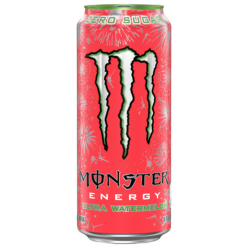 Monster Energy Drink, Zero Sugar, Ultra Watermelon