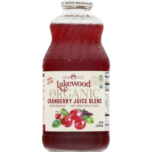 Lakewood Juice Blend, Organic, Cranberry