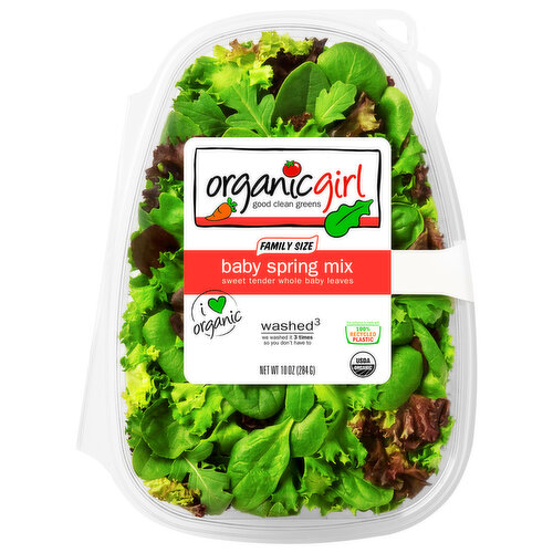 Organicgirl Spring Mix, Baby, Family Size