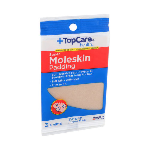 Topcare Super Moleskin Padding